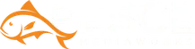 Pesce MediaWorks logo with orange fish and wordmark