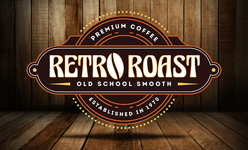 Retro Roast Coffee Packaging Design – Vintage Coffee Packaging